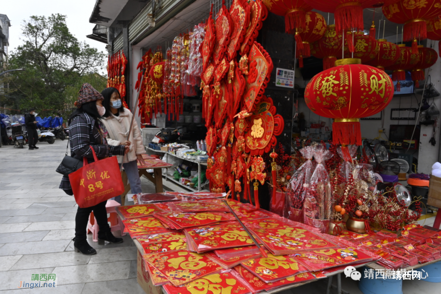 浓浓年味，靖西年货市场迎来遍地“红”！ - 靖西市·靖西网