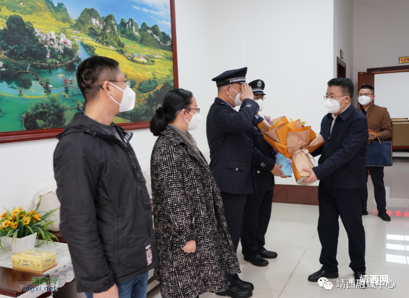 百色市委常委、政法委书记韦庆强到靖西市开展疫情防控和乡村振兴联系点慰问活动 - 靖西市·靖西网