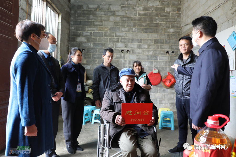 百色市委副书记丘德彬到靖西市开展春节慰问活动 - 靖西市·靖西网