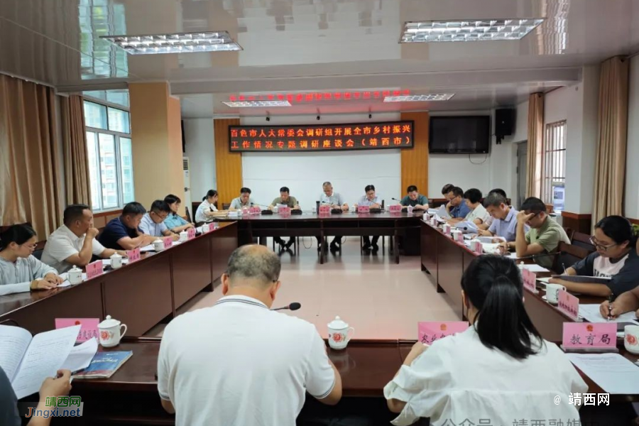 百色市人大常委会调研组到靖西市开展乡村振兴工作情况专题调研 - 靖西市·靖西网