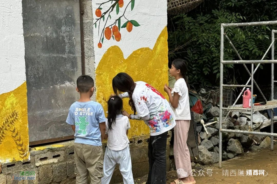 各乡镇手绘墙画扮靓乡村 绘就文明新风 - 靖西市·靖西网