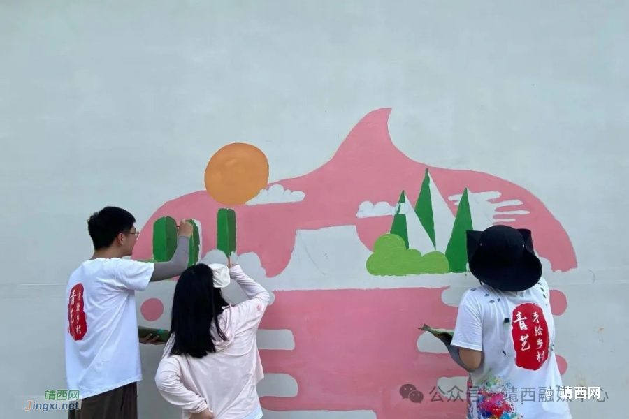 各乡镇手绘墙画扮靓乡村 绘就文明新风 - 靖西市·靖西网