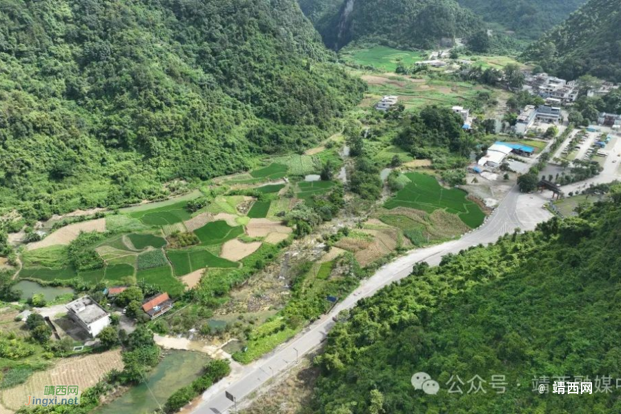 湖润镇新灵村：扬五面红旗 绘振兴蓝图 - 靖西市·靖西网