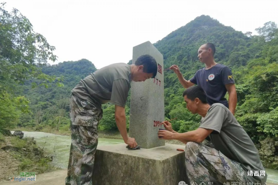 靖西市国动办：在边境线上筑起了护边“红色堡垒” - 靖西市·靖西网